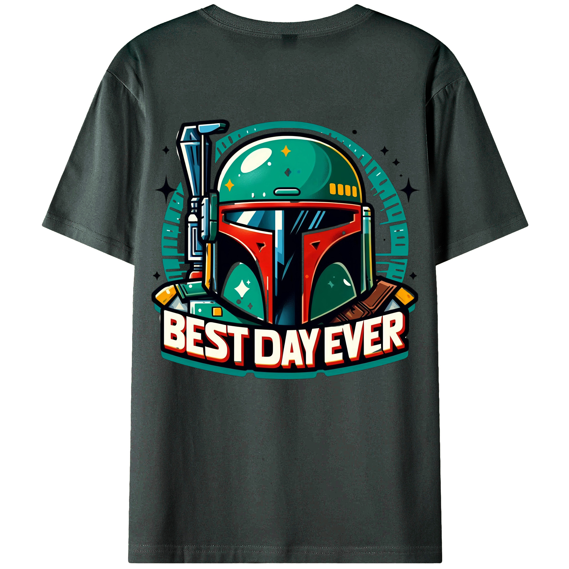（画像用） スター・ウォーズ Star Wars 綿100％ メンズ半袖Tシャツ（バックプリント） 通気性